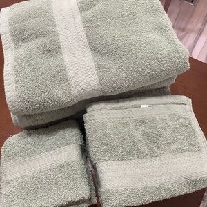 SOLD The Big One Sage Bath Towel Set